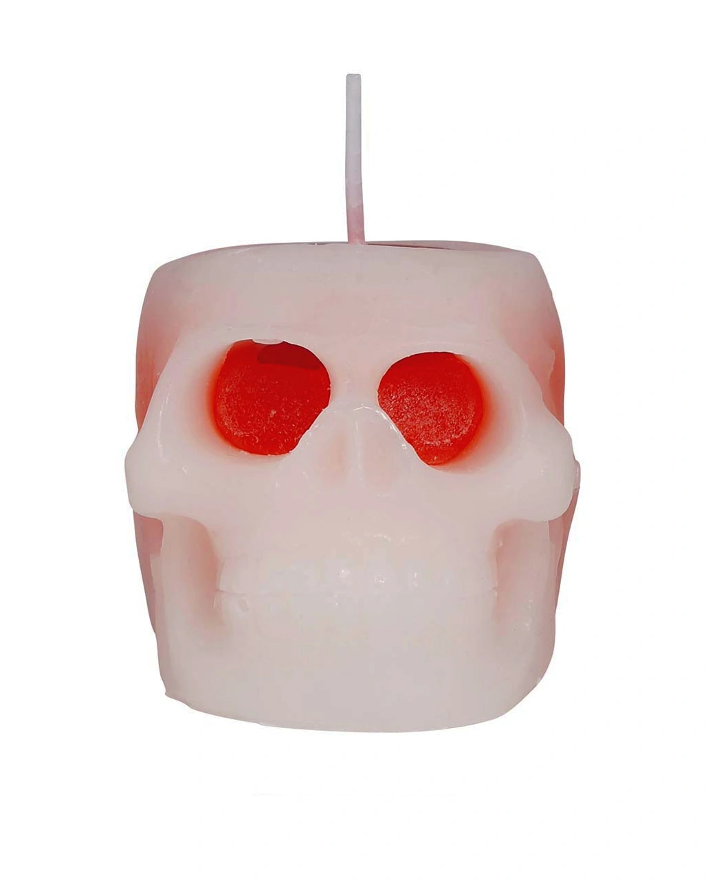 Blutende Totenkopf Kerze 6 Cm