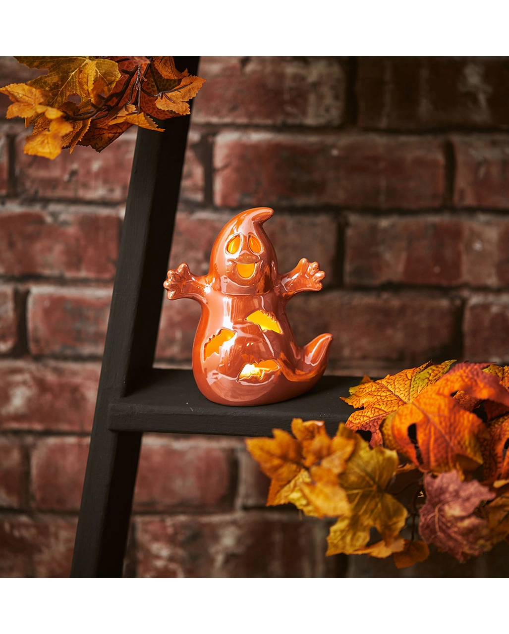 LED Laterne Halloween Geist 14cm - Image 2