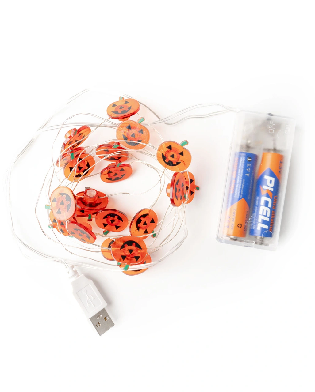 Mini Kürbis Lichterkette Als Halloween Deko - Image 2