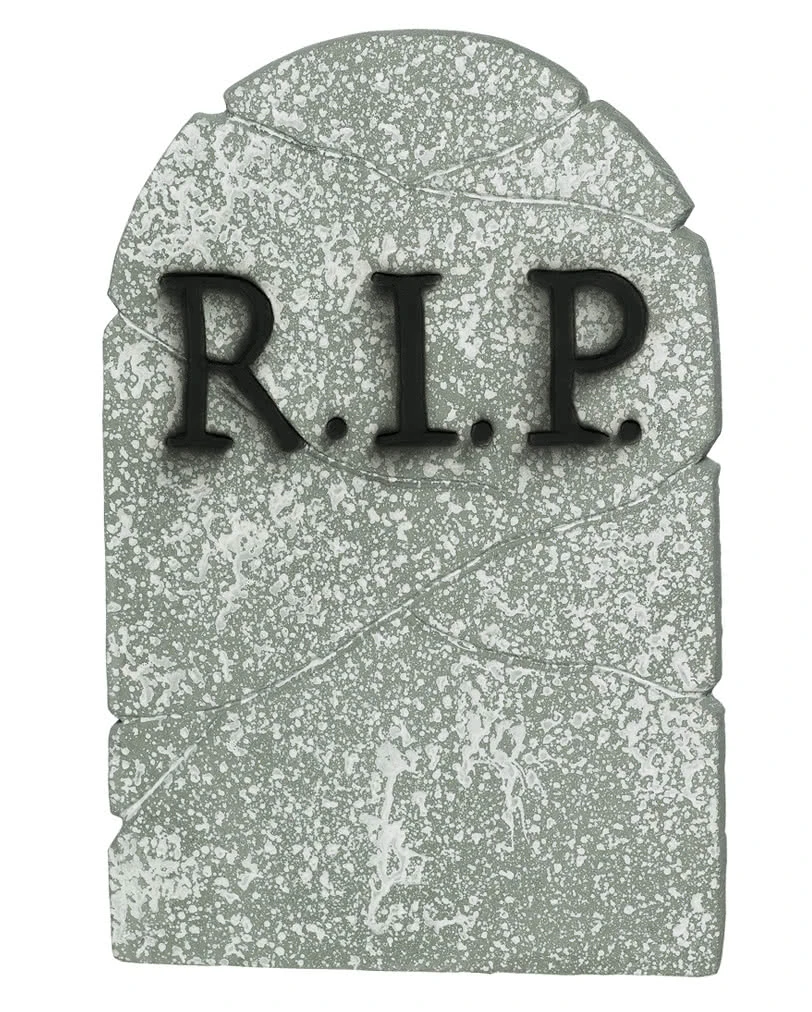 Deko Grabstein RIP