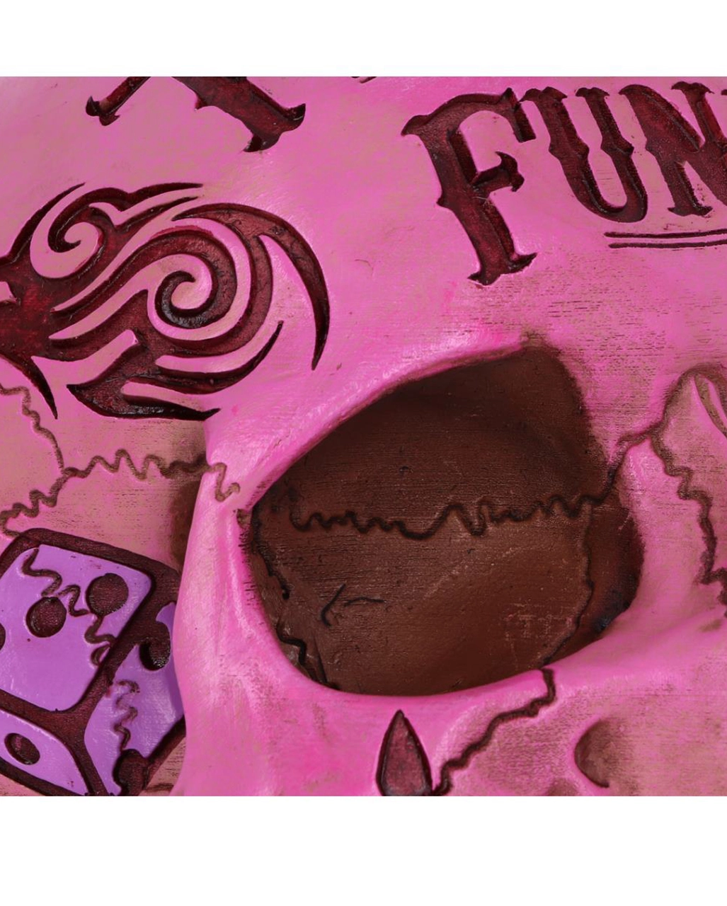 Pinke Tattoo Fund Totenschädel Spardose – Bild 5