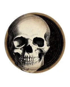 Totenschädel Boneyard Pappteller 10 St.