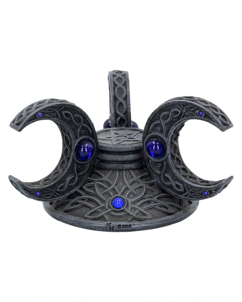 Dreifach Mond Kristallkugel Halter 10cm - Image 5